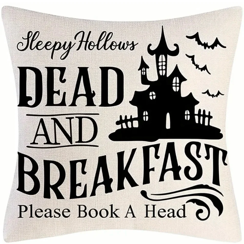 NEW-4 HALLOWEEN THROW PILLOW COVERS